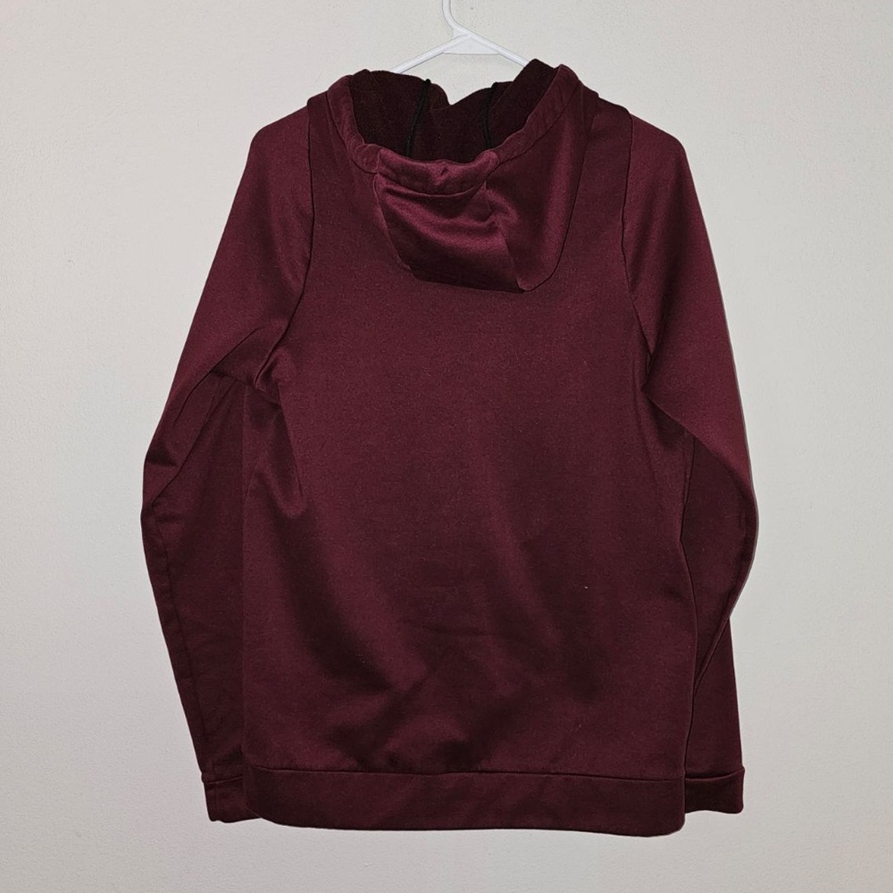 Nike Dri-fit Long Sleeve Hooded Pullover w/pockets Burgundy Size: Small